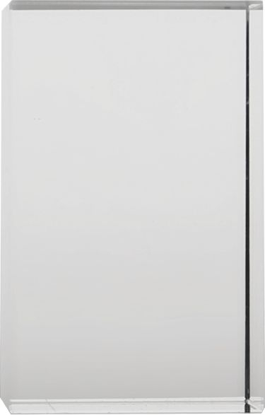 Trofe xhami Triumph Cuboid (KR5080), i bardhë