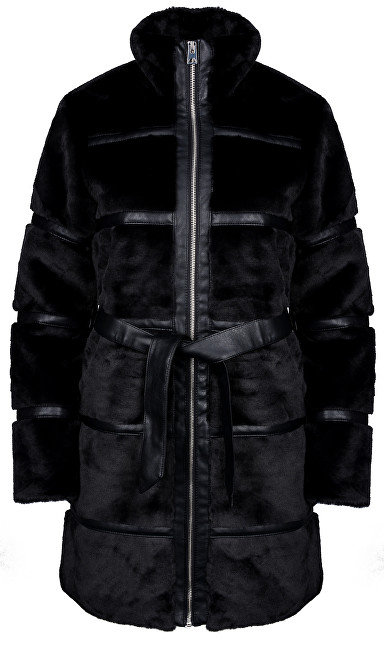 Pallto Vero Moda Fur 3/4, e zezë, woman