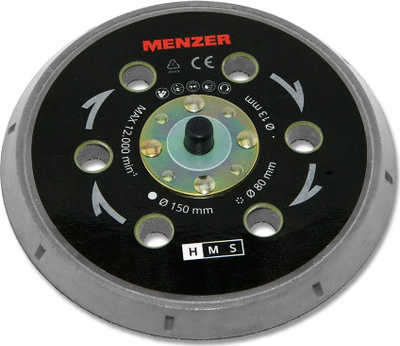 Pad gërryes Menzer Multi-hole ETS 150, 150mm, HARD