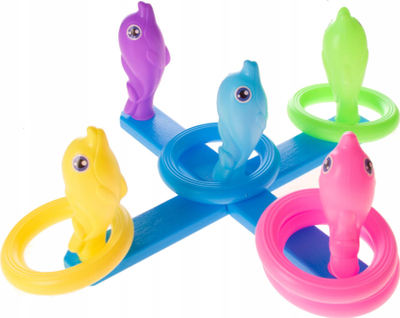 Loja me unaza Bigtoys Serso Fish Game BGR0046, plastike, 5 peshq, me ngjyra