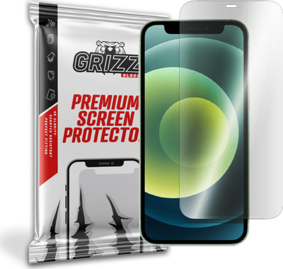 Filmi mbrojtës mat GrizzGlass për Apple iPhone 12, kundra reflektimit, shumë i tejdukshëm