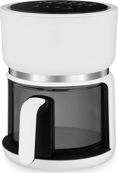 Fritezë me avull 4Swiss ABB-G24 Pure Glass, e bardhë