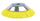 Furrë najloni për kalldrëm për brushcutter, 20cm, vrimë 25.4mm, e verdhë