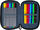 Penar St.Right Triple Pencil Case Camo, me pajisje, dizajn kamuflazh