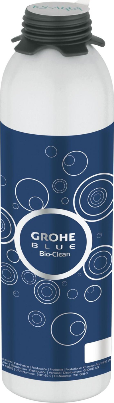 Патрона за чистење Grohe 40434001, за батерии и водни системи, сино сребрена