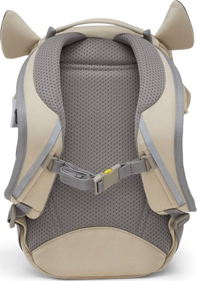 Çantë shpine fëmijësh Affenzahn RHINO, ergonomike, me figurë rinoceronti, gri