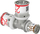 Pjesë T PVC Uponor S Press Plus 1070578, 25 25 16, e çeliktë