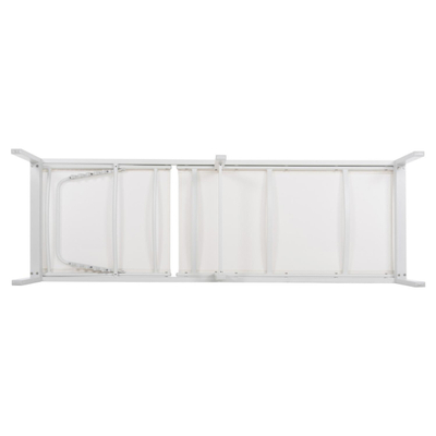 Shezllon Thatcher 196,5x64,5x92Hcm (HM5983.01), bardhë