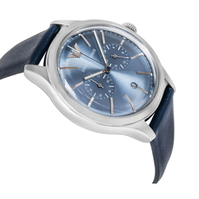 Рачен часовник Emporio Armani Dario AR11747, хронограф, 42mm, сина боја