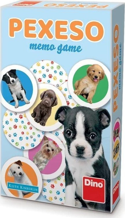 Lojë memorje Doggies, me figura qenushësh, për kalamaj