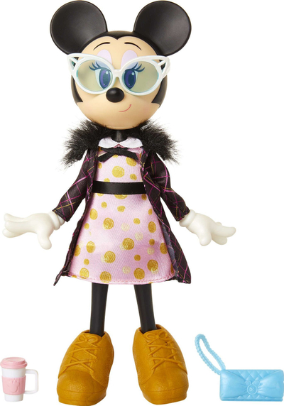 Kukull Disney Jakks Pacific Minnie Mouse Sweet Latte me aksesorë, rozë