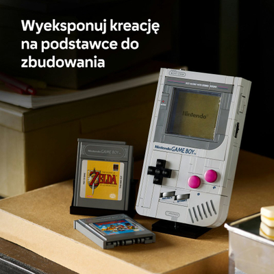 Set ndërtimi Nintendo Game Boy, koleksion për të rritur, retro, gri