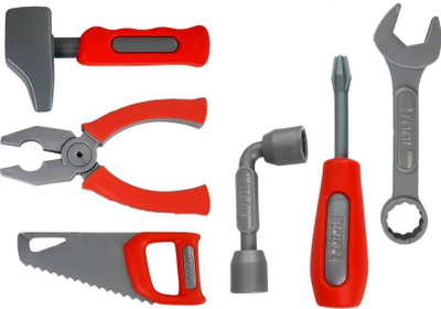 Set veglash lodër Lean Toys SmartTools Handyman, tavolinë pune, valixhe me rrota, shumëngjyrëshe