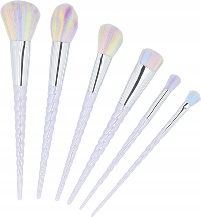 Set furçash grimi MIMO Unicorn Pastel, 6 copë, shumëngjyrësh