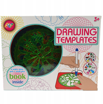 Set vizatimi Midex Spirograph, rrota gjeometrike, shumëngjyrsh