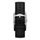Orë dore për femra Fossil Carraway FS6078, e zezë/argjendtë