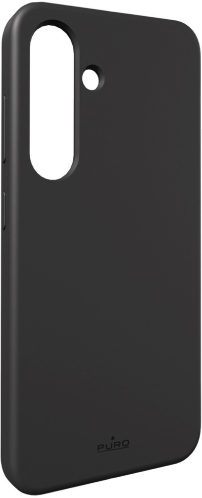 Këllëf telefoni Puro Rear Cover Samsung Galaxy S25, PU, i zi