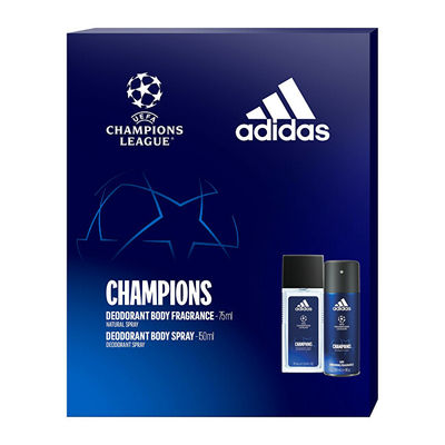 Set për meshkuj ADIDAS Champions League Edition - sprej deodorant 75ml + sprej deodorant 150 ml