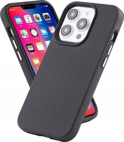 Futrollë MX Prestige për iPhone 13 Pro 6.1", mbrojtëse, antirrëshqitëse, e zezë