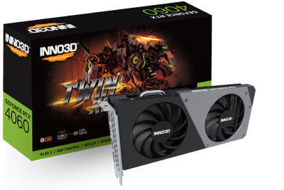 Kartë grafike Inno3D, 8GB GDDR6, PCI Express, e zezë