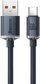 Kabllo karikimi / të dhënash Baseus Crystal Shine Series USB-A - USB-C, 100W, 2m, e zezë