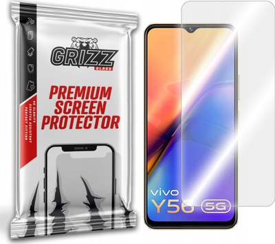 Xham mbrojtës hibrid GrizzGlass HybridGlass për Vivo Y56, transparen