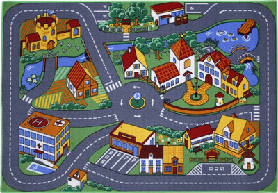 Tapet loje RR COUNTRY LIFE, 95x133cm, poliamid me latex, shumëngjyrësh