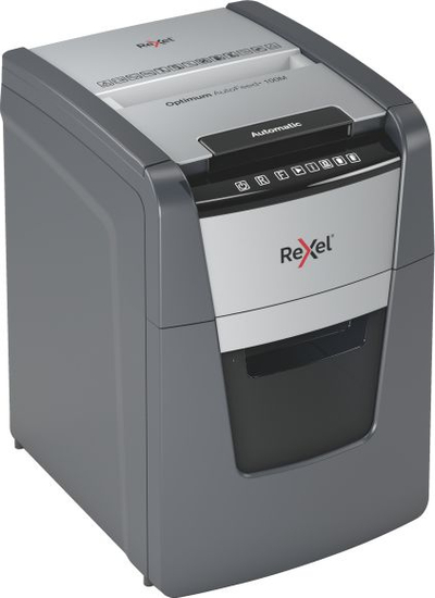 Makinë grisje Rexel AutoFeed+ 100M, 100 fletë, P-5, e zezë