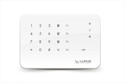 Tastierë e jashtme Lupus Electronics Lupusec 12109, wireless, për sistem alarmi, gri