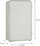 Frigorifer Concept LTR3047BE, 83.7 cm, i bardhë