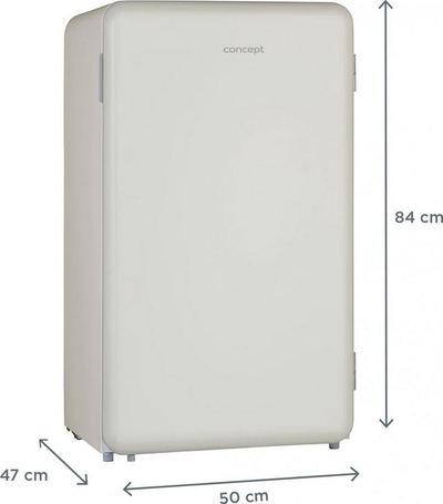Frigorifer Concept LTR3047BE, 83.7 cm, i bardhë