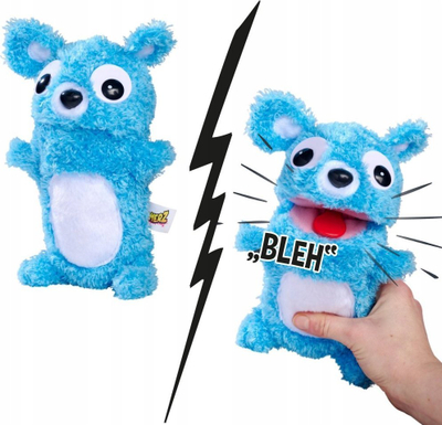 Lodër pellushi Screamerz Bear, zanore, për fëmijë 5+, blu
