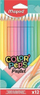 Lapsa me ngjyra Maped ColorPeps Pastel, set me 12 copë, ngjyra pastel
