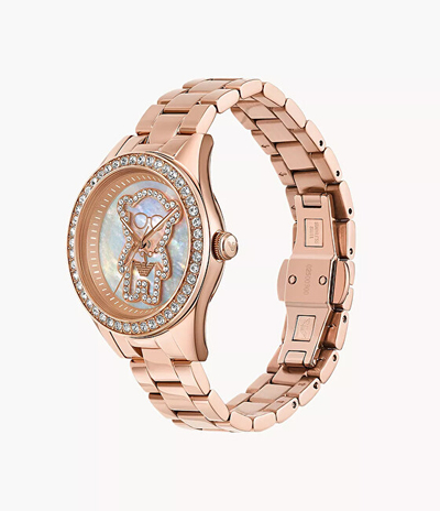Orë dore për femra Emporio Armani AR11613, e artë rozë