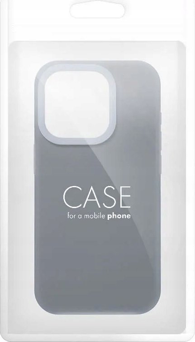 Futera Candy për iPhone 13 Pro, silikon fleksibël, mbrojtje për kamera, gri