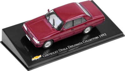 Maket makine Chevrolet Opala Diplomata Collectors 1992 ZA4111, shkallë 1:43, metal, burgundy