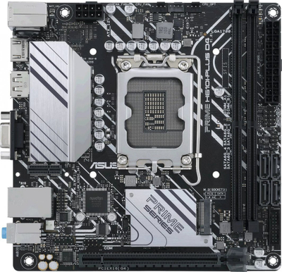 Pllakë amë ASUS PRIME H610I-PLUS D4-CSM, Intel H610, Socket 1700, 2 slota, Mini ITX