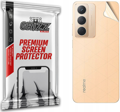 Film mbrojtës për pjesën e pasme Grizz SatinSkin për Realme P3x, transparent