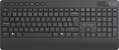Tastatura Eternico KS2230 Wireless, 118 tasta, e zezë