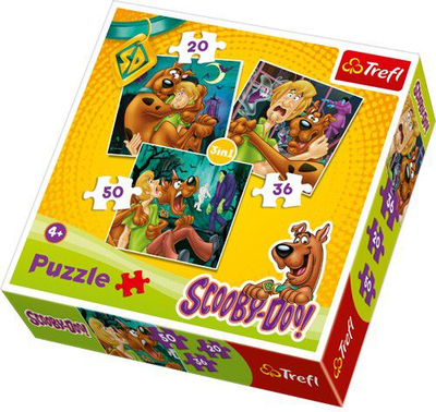 Enigmë Trefl Scooby-Doo! Uwaga! Duchy! 20, 36, 50 pjesë (34145)