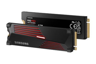 SSD Samsung 990 PRO, 4TB, M.2 PCIe 4.0 NVMe, со ладилник