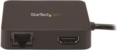 Adaptues USB C StarTech.com USB C Multiport Adapter, HDMI 4K, Gigabit Ethernet, gri