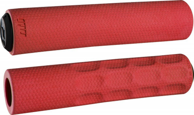 Gripa timoni biçiklete ODI F1 Vapor, diametër 31.5 mm, material A.I.R.E., të kuqe