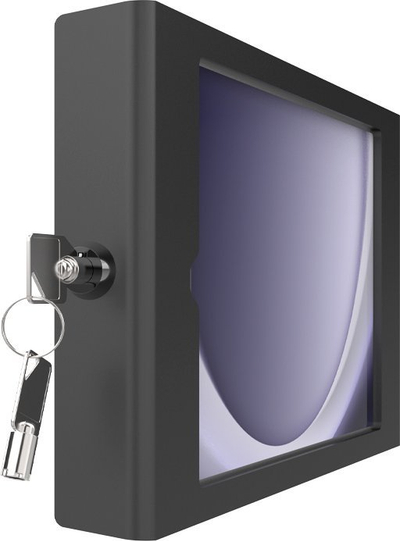 Kornizë muri për tablet Compulocks Galaxy Tab A9 Apex, metal, VESA 75x75 100x100, e bardhë