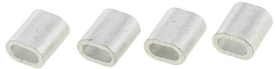 Komplet fiksues litarësh Cobi DIN3093, 2.0 mm, 4 copa, metal