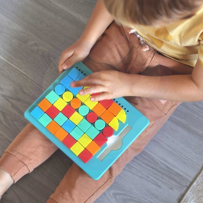 Lodër edukative Woopie Magnetic Board Mosaic 2 në 1, 112 copa, mente