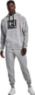 Bluzë me kapuç Under Armour UA Rival FLC Graphic Hoodie, për meshkuj, me xhep kangur, gri
