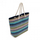 Çantë plazhi Heinner Beach Bag Stripes, 50x38x35x15 cm, letër e endur, shumëngjyrëshe