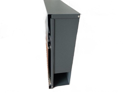 Kuti poste JetWorld MAIL BOXPW-612-10, çelik, 370x150x370mm, gri