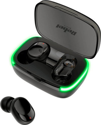 Kufje pa tela Rebel TWS Y60, Bluetooth 5.3, in ear, të bardha